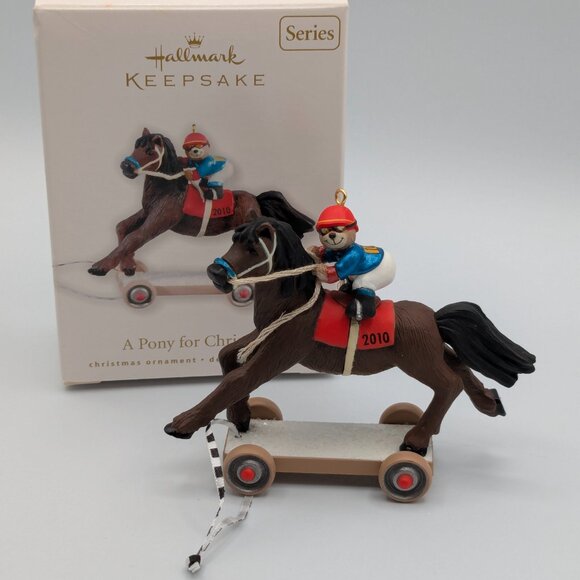 Hallmark Keepsake A Pony for Christmas 2010, 13th in A Pony for Christmas Series - Picture 2 of 11